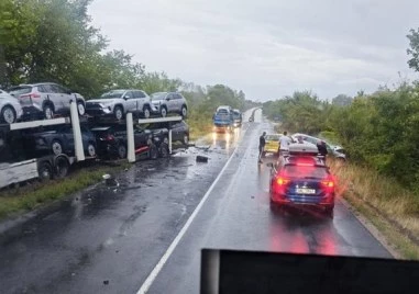 Тежка катастрофа затвори пътя Видин Враца в неделя сутрин