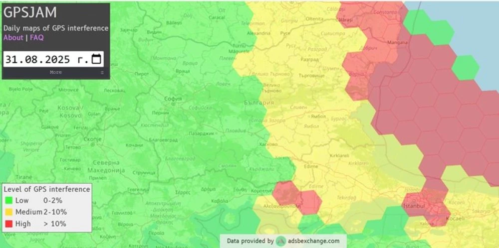 Ето къде в България е бил заглушен GPS сигналът на Урсула фон дер Лайен в неделя