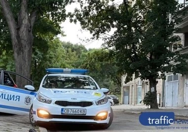 Криминално проявен буйствал в пловдивска кооперация, разбил входната врата