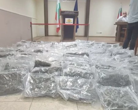 Рекордно количество марихуана за над 3 млн. лв. е задържаха на 