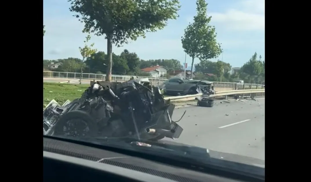 Тежка катастрофа е станала днес в столицата Инцидентът е на