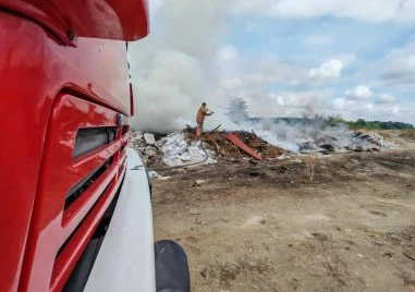 Три пожара в района на Стамболийски