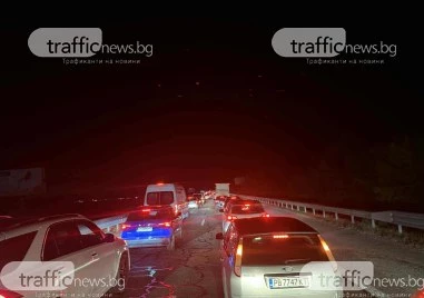 Километрични задръствания на автомагистрала Тракия заради започналите ремонти в Софийска