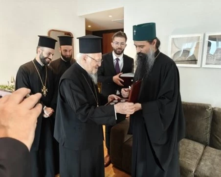 Патриарх Даниил се срещна с вселенския патриарх Вартоломей в Солун