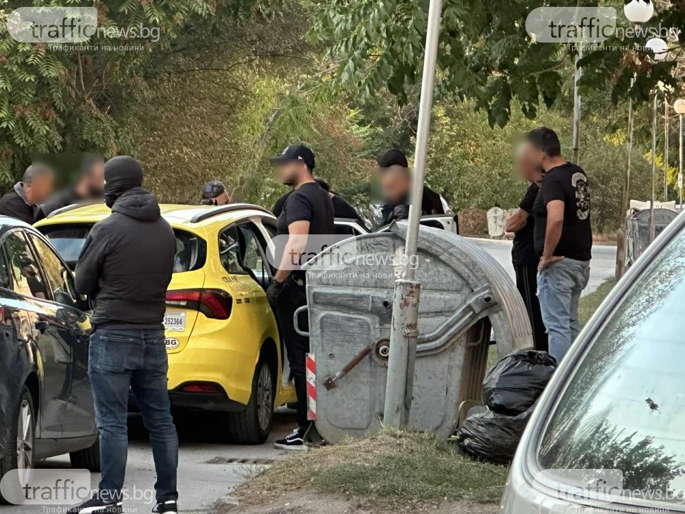 Маскирани полицаи блокираха улица в Кючука, задържаха мъж при акция