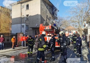 Евакуация в центъра на Пловдив! Пожар в подземен гараж вдигна цяла кооперация на крак