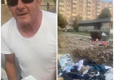 Не само ромите цапат: „Външен” захвърли строителни отпадъци в Столипиново, на метри от контейнер ВИДЕО