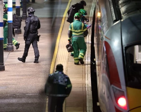 10 души са в болница след нападение с нож във влак във Великобритания