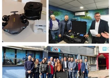 Дарение, което сближава: Пловдив подаде ръка на Охрид с професионален подводен дрон