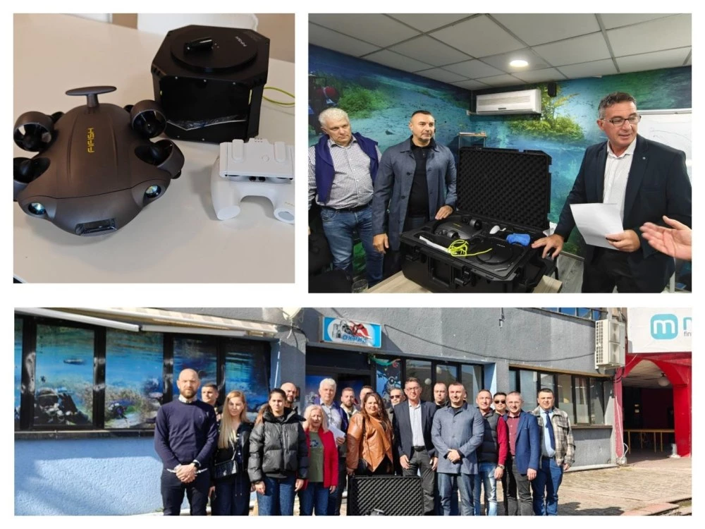 Дарение, което сближава: Пловдив подаде ръка на Охрид с професионален подводен дрон