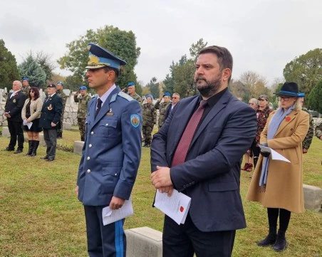 Заместник-кметът Ангел Славов участва в британска възпоменателна церемония в Пловдив