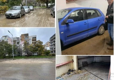 Аварията, превърнала в басейн подземен гараж в  Тракия - на новоасфалтиран път със стари тръби ВИДЕО