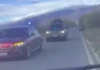 НСО за клипа на кортежа им край Пловдив: Поведението на автора на видеоматериала е рисково