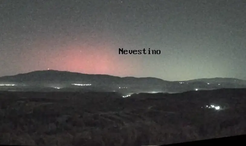 Заснеха Северно сияние в България (ВИДЕО)