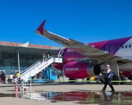 Първият полет по линията Братислава-Пловдив ще бъде посрещнат в събота