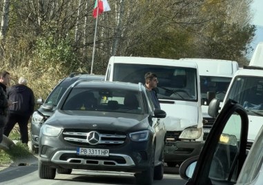 Верижна катастрофа затапи Околовръстното на Пловдив