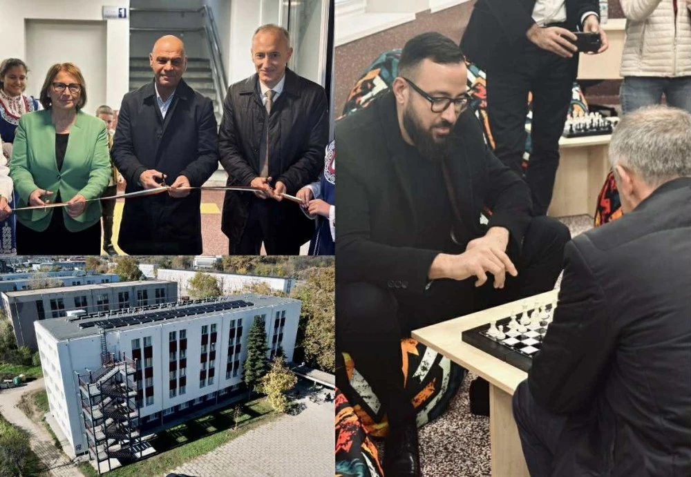 Министър Вълчев откри общежитията на ЕГ 