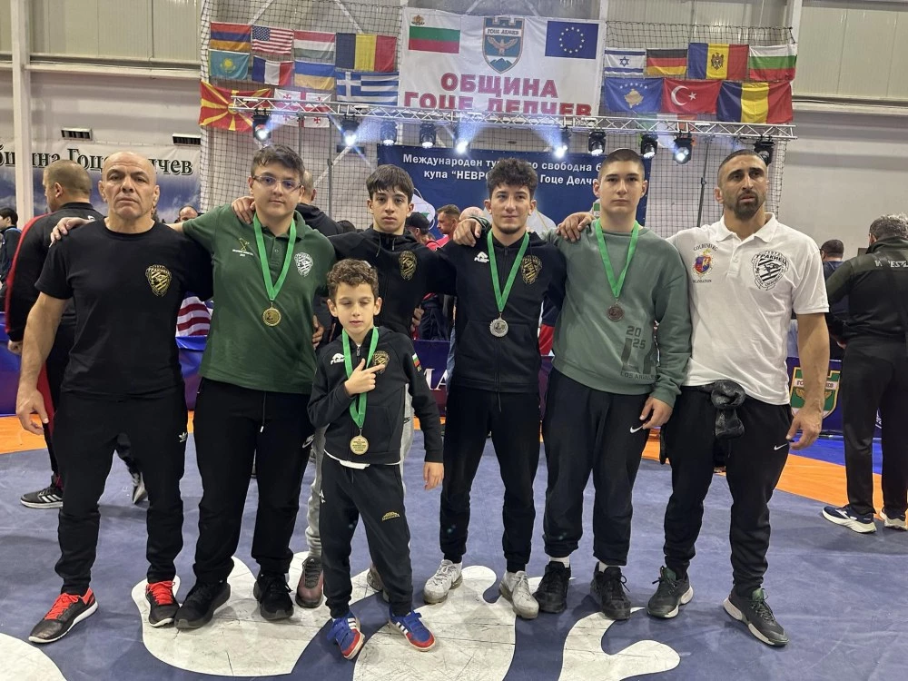 Борците на пловдивския клуб Тракиец с 4 медала от голям международен турнир