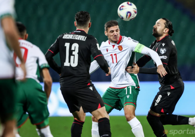 Националите удариха Грузия в последния си мач от квалификациите и записаха първа победа от година