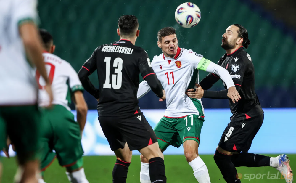 Националите удариха Грузия в последния си мач от квалификациите и записаха първа победа от година