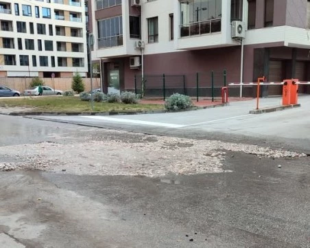 Пловдивчани недоволни от неасфалтиран участък след авария, от ВиК уверяват, за скорошно възстановяване