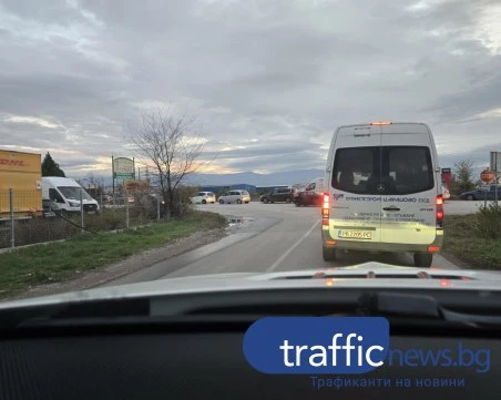 Жители на село край Пловдив недоволстват от затруднено придвижване до града