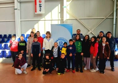 Малките шампиони по карате се включиха в кампанията „Заедно срещу диабета в Община Марица