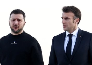 Зеленски и Макрон ще се срещнат в понеделник в Париж