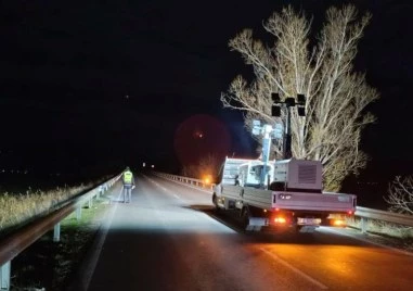 Експерти по пътна безопасност обследват Околовръстния път на Пловдив през нощта