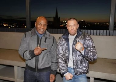 Конор Макгрегър и Майк Тайсън се срещнаха в Дъблин