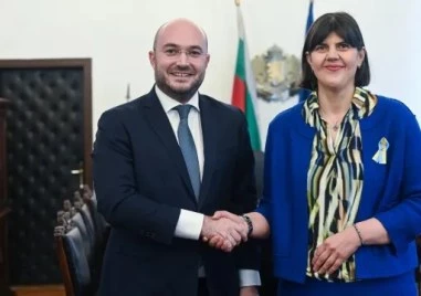 Министър Георги Георгиев се срещна с европейския главен прокурор Лаура Кьовеши