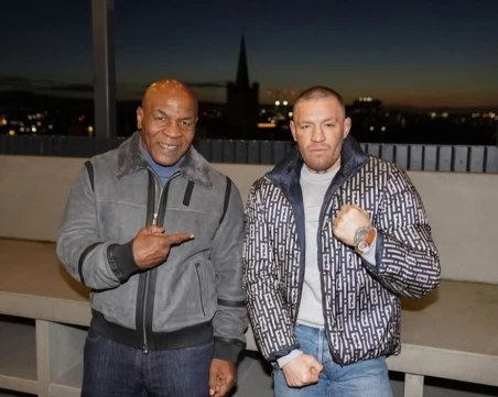 Конор Макгрегър и Майк Тайсън се срещнаха в Дъблин