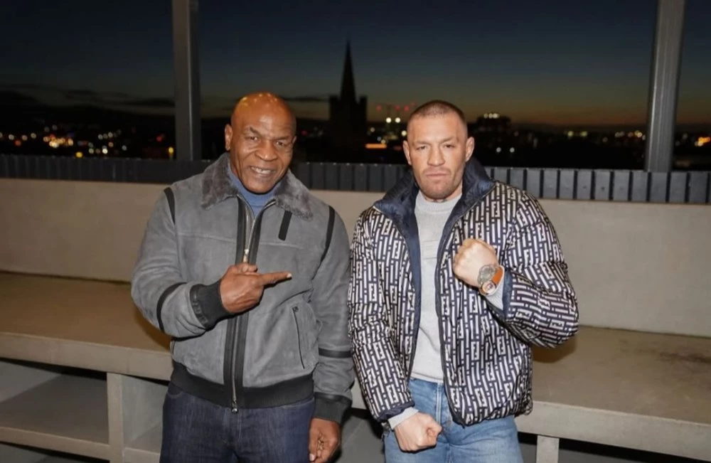 Конор Макгрегър и Майк Тайсън се срещнаха в Дъблин