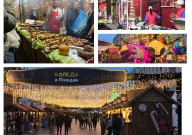 Коледният базар на площад Централен тази година се превърна в