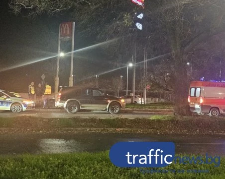 Блъснаха жена на пешеходна пътека в Пловдив