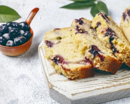 Рецепта за кекс със сини боровинки