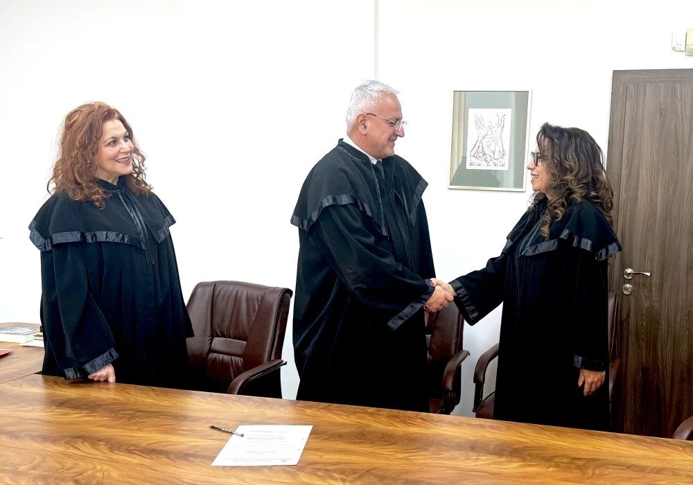 Съдия Веселин Хаджиев официално встъпи в длъжност като зам.-председател на Апелативен съд – Пловдив