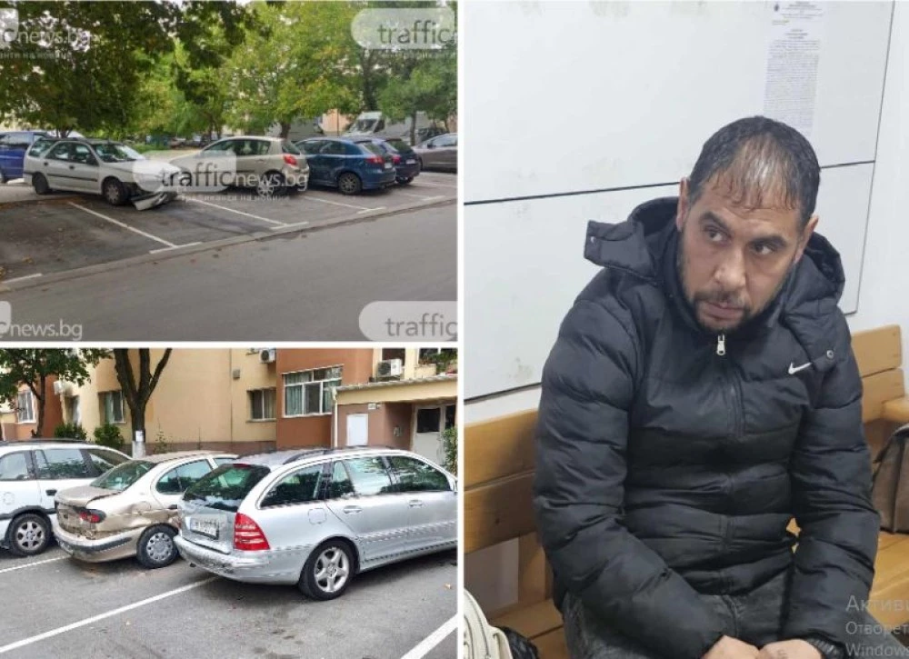 Водачът Борис Борисов помлял в катастрофа 7 коли в кв