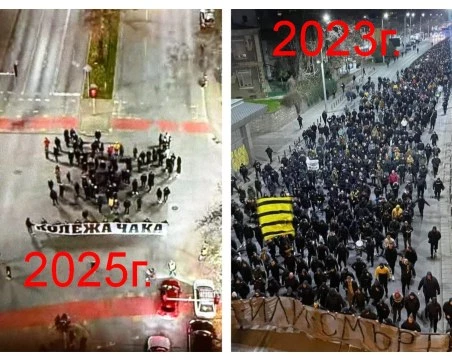 50 срещу 4000: Когато каузата я няма, улицата остава празна