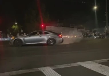 Поредна нерегламентирана гонка по „Пещерско шосе завърши с отнемане на книжка и глоба