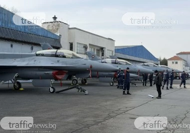 Представиха в Граф Игнатиево новите изтребители F-16 Block 70, петима министри в оставка присъстват