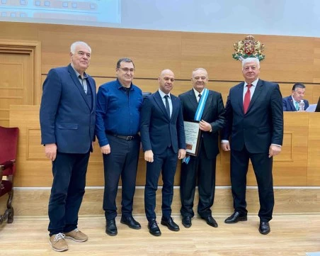 Отличиха инж. Тодор Петков като почетен гражданин на град Пловдив