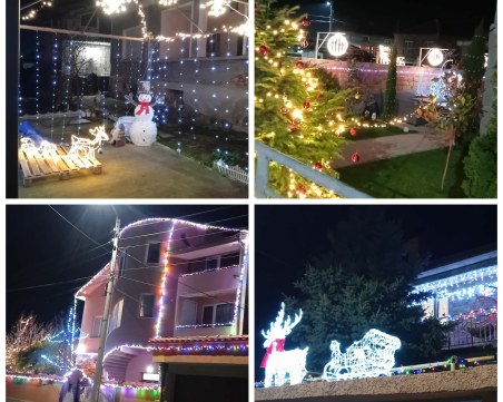 Къщите в Раковски създават магия с коледни украси СНИМКИ