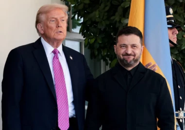 Президентът на САЩ Доналд Тръмп и държавният глава на Украйна