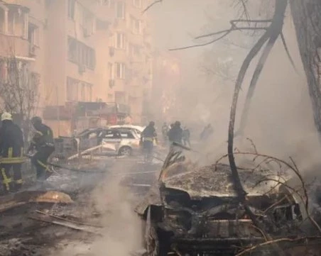 Четирима ранени, от които три деца, при руска атака с дронове по Одеса