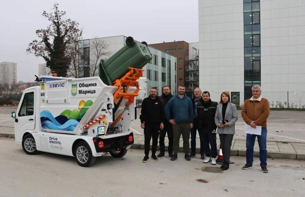 Община Марица ще използва шести електроавтомобил за сметосъбиране
