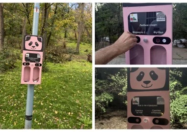 Забавни съоръжения с кауза привличат внимание по алеите на Бунарджика