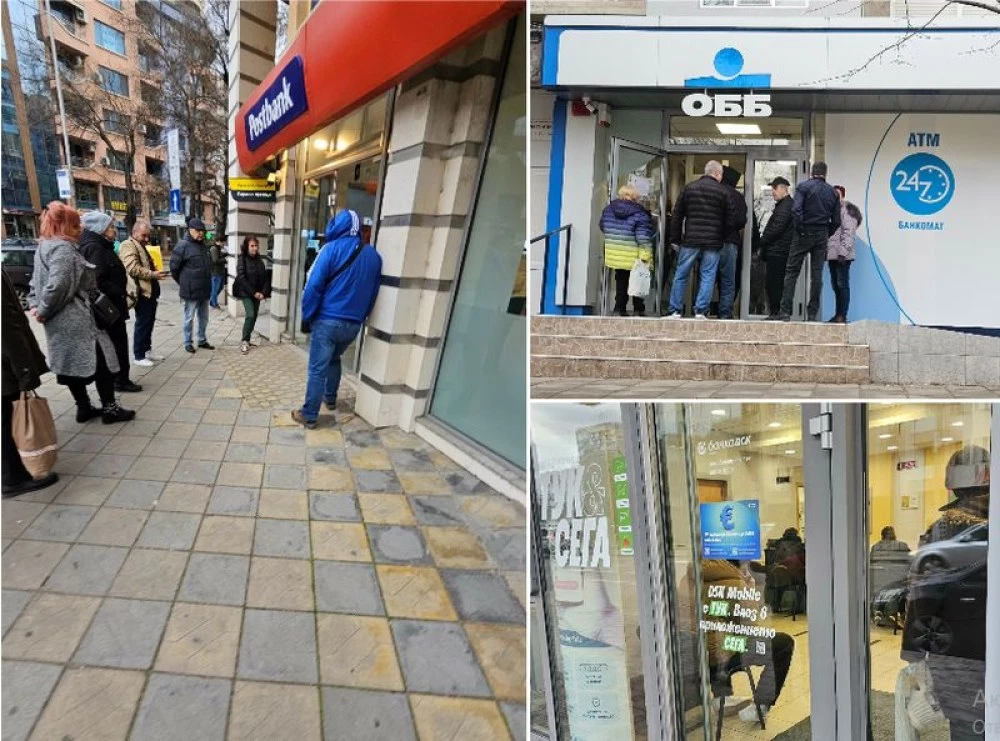 Опашки, нерви и чанти със стотинки: Пловдивчани щурмуват банките в първия работен ден на годината