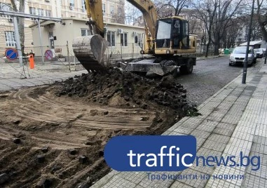 Живеещите на ремонтираната ул. „Цанко Дюстабанов получиха пропуски да паркират на съседни улици