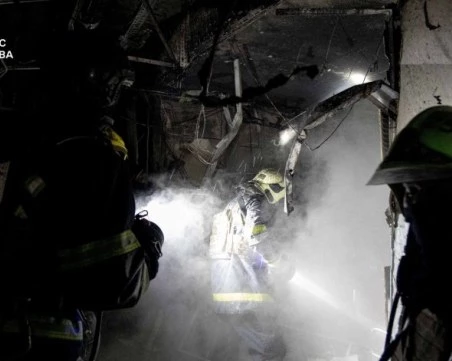 Руски дронове срещу Киев: Загинали, ранени и пожари